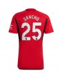 Manchester United Jadon Sancho #25 Domácí Dres 2023-24 Krátký Rukáv